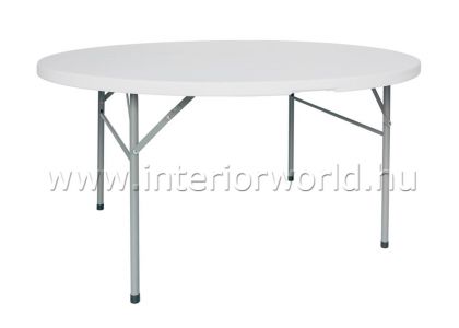 Összecsukható kerek bankett asztal Ø120/154/183 cm