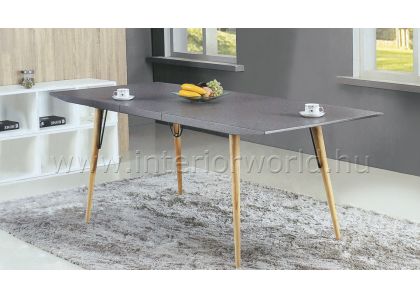 GIAN kihúzható kőhatású étkezőasztal, 160/220 x 90 x 76h cm
