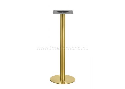 MONTANA arany színű bárasztalláb könyöklő asztalbázis 110h cm