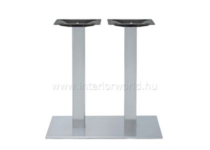 MONTANA dupla oszlopos rozsdamentes acél asztalbázis asztalláb 73h cm