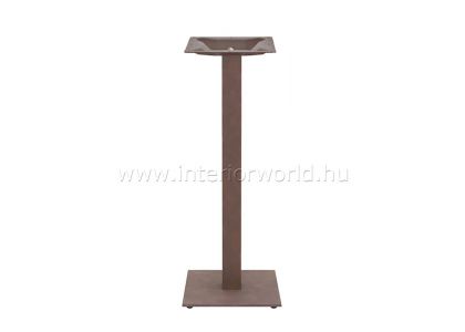 KALIFA rozsda hatású öntöttvas bárasztalláb könyöklő asztalbázis h108 cm