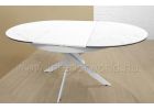 COSIMO üvegkerámia kör alakú kihúzható ebédlőasztal Ø120/+50x76h cm