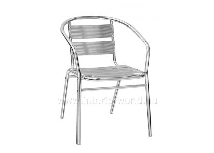 ALLUN kültéri alumínium karfás szék