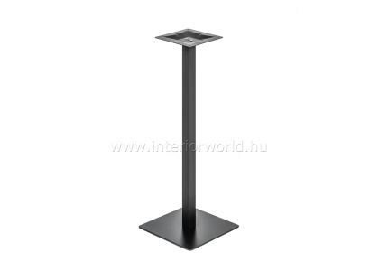 C44 fekete acél bárasztalláb könyöklő asztalbázis 110h cm