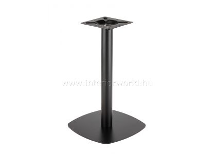 C49 fekete acél asztalláb asztalbázis 73h cm