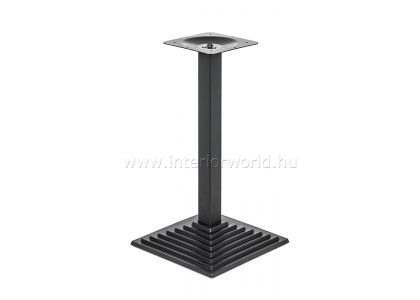 B42 fekete öntöttvas asztalbázis asztalláb 73h cm