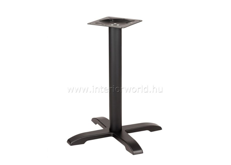 B59 fekete öntöttvas asztalbázis asztalláb 73h cm