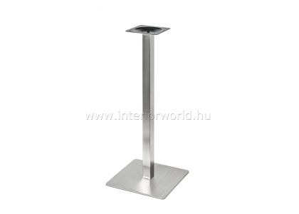 E05 rozsdamentes acél könyöklő asztalbázis bárasztalláb 110h cm