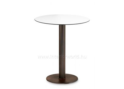 CLEAR kerek asztal 74-77h cm