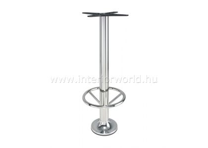 KONO bárasztalbázis könyöklő asztalláb lábtartóval padozathoz rögzítéssel 108h cm