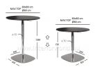 ALZA állítható magasságú asztal 74-112h cm