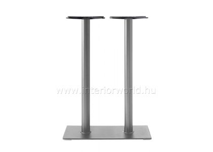 CLEAR dupla oszlopos könyöklő asztalláb bárasztalbázis  108h cm