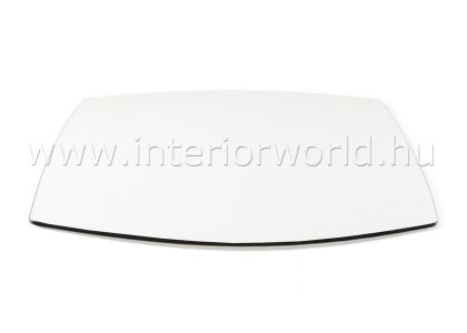 HPL compact, quadroid alakú, fehér asztallap, 69x69 cm