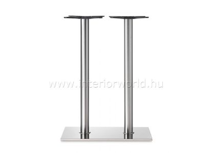 BASIC dupla oszlopos könyöklő bárasztalbázis bárasztalláb 108h cm