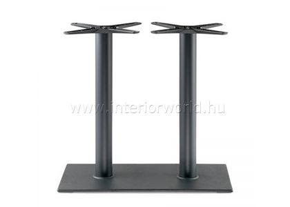 CLEAR dupla oszlopos asztalbázis asztalláb 73h cm