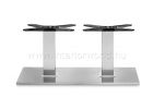 QINOX dupla oszlopos dohányzóasztalláb asztalbázis 40h cm